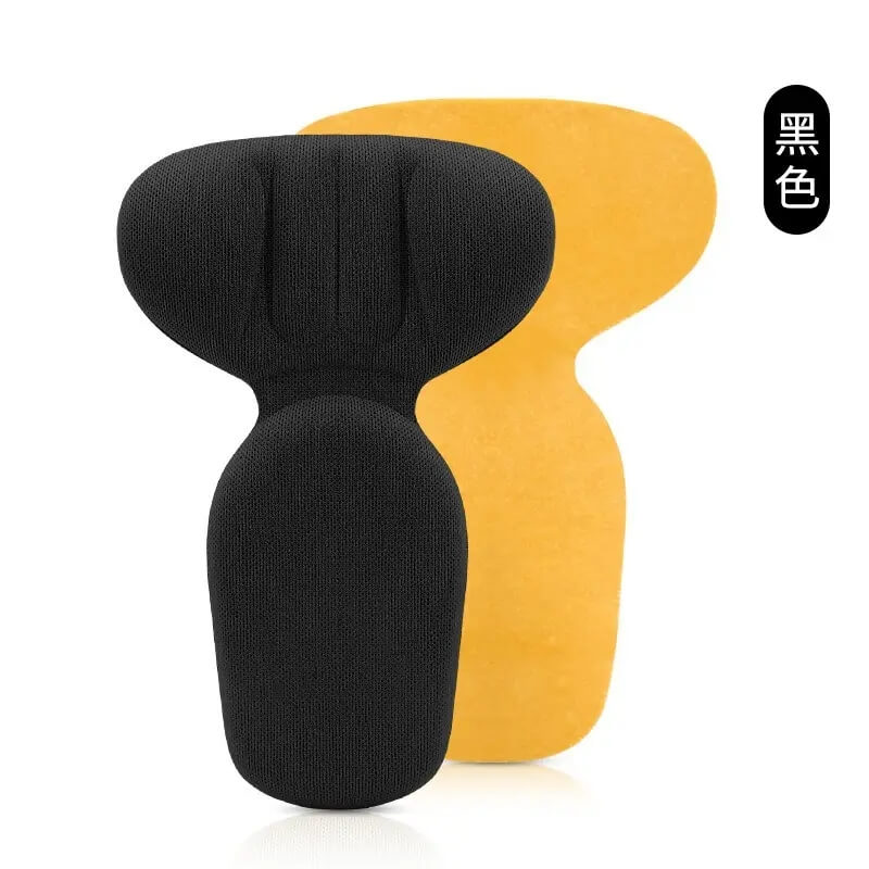 1pair high heels t-shape women insoles for shoes- black