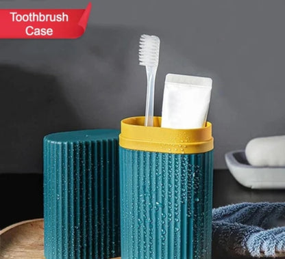 Silicone brush travel case