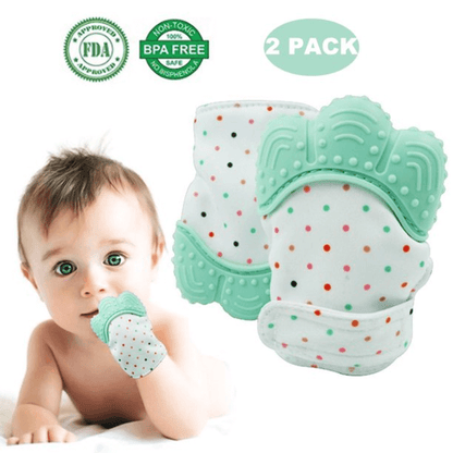 Baby teething glove teether