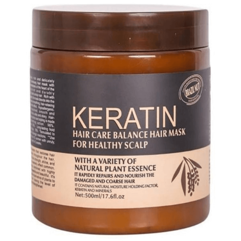 Keratin treatment hair mask