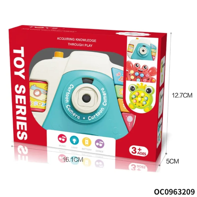 battery operated camera with piano light sound