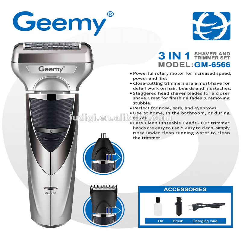 Geemy hair trimmer 3 in 1 trimmer gm-6582