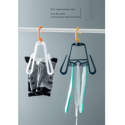 Plastic hanging shoe drying rack hanger