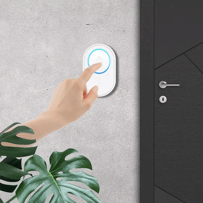 Smart wireless doorbell alarm system