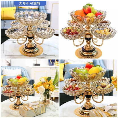 Rotating dry fruit stand