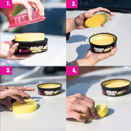 Flamingo car polish wax