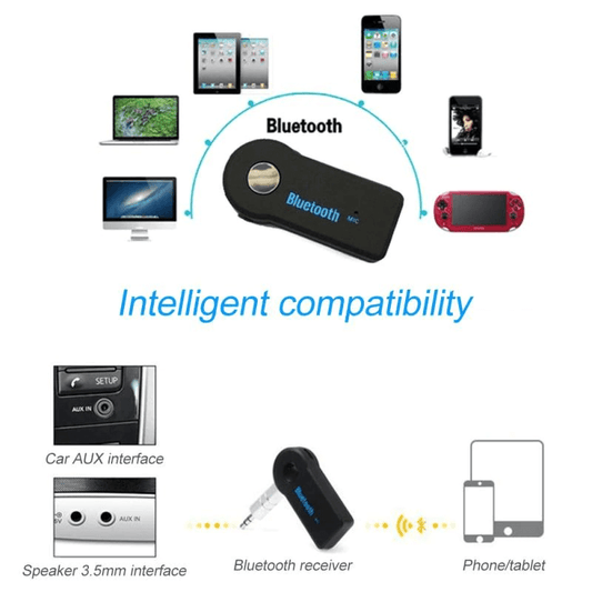 Bluetooth 5.0 transmitter adapter with 3.5mm audio jack