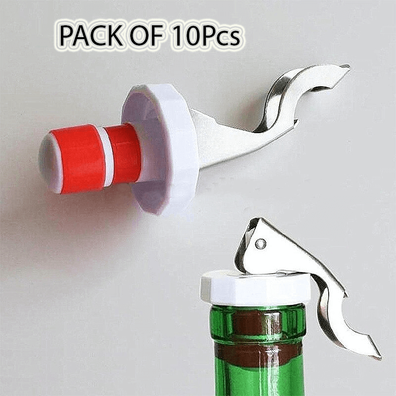 Multi-function stainless bottle opener silicone stopper