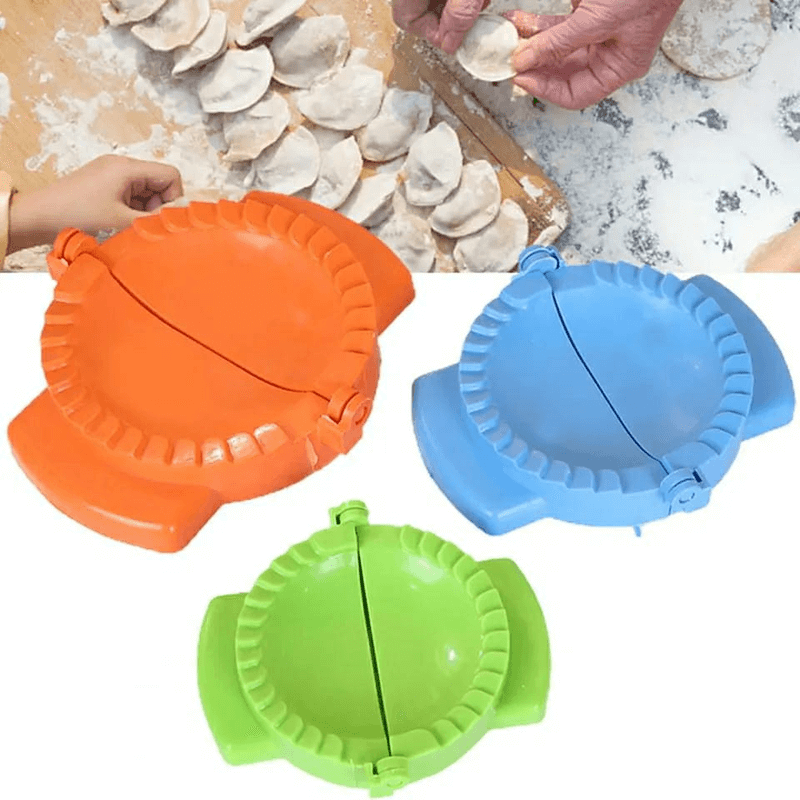3pcs colored dumpling dough presser maker tool