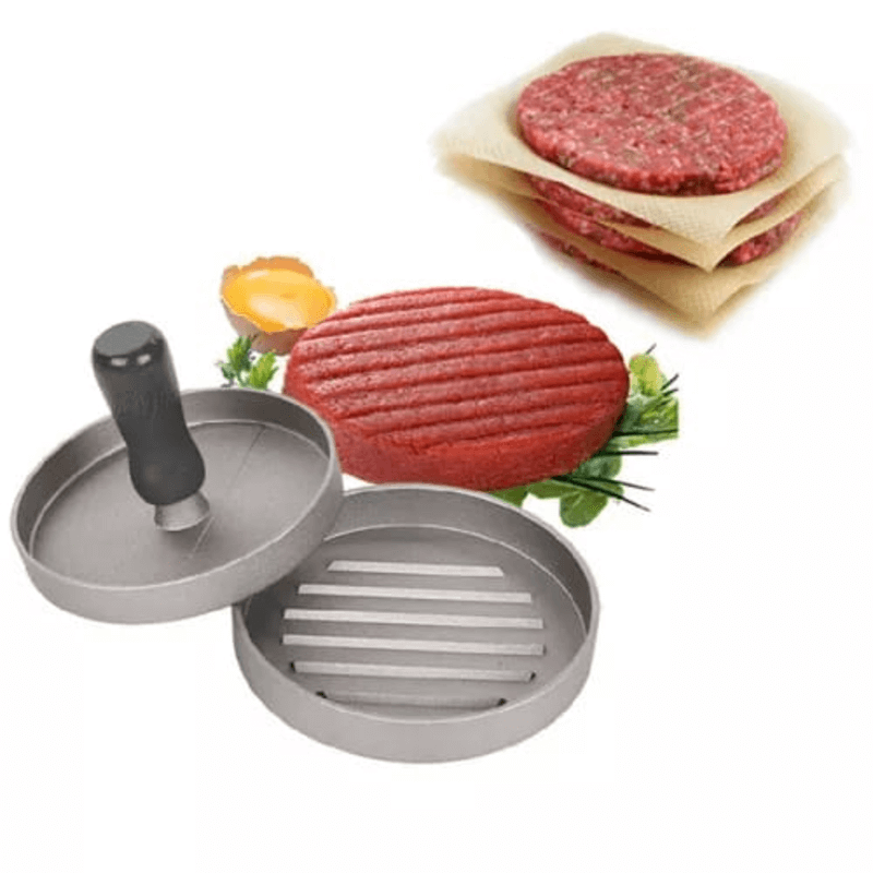 Burger press non stick aluminum patty mold