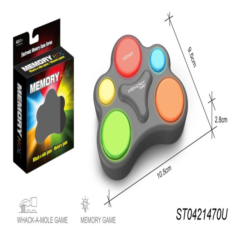 BATTERY OPERATED MEMORY BUTTON'S GAME WITH LIGHT SOUNDS