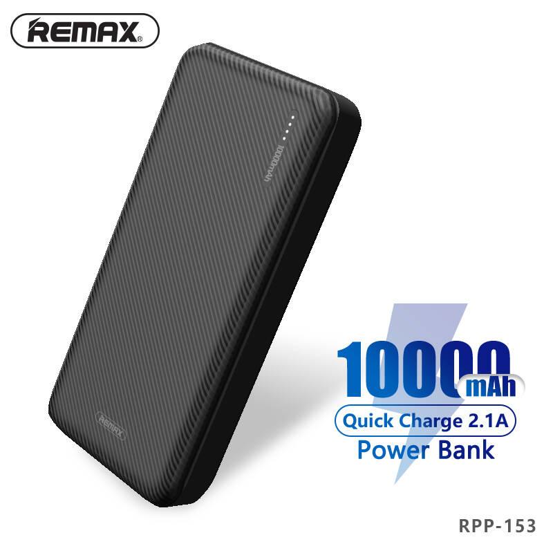 Remax rpp-153 slim power bank 10000mah 2 input usb