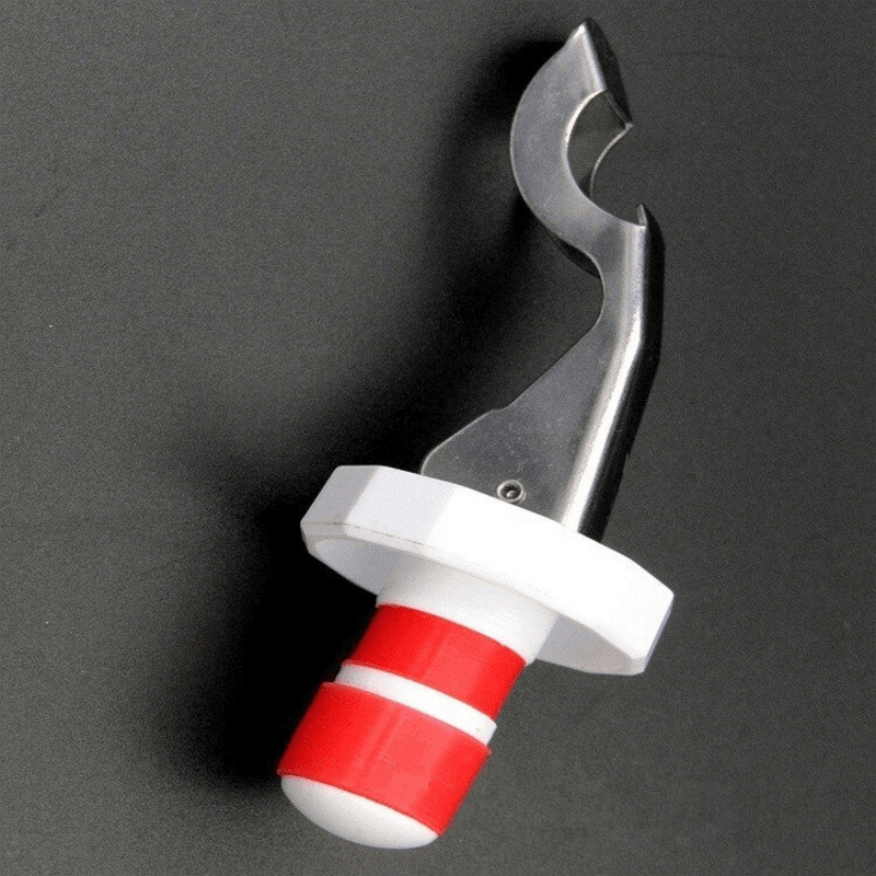 Multi-function stainless bottle opener silicone stopper