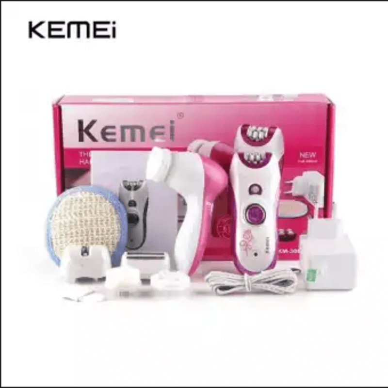 Kemei km-3066 6 in 1 rechargeable epilator