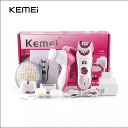Kemei km-3066 6 in 1 rechargeable epilator