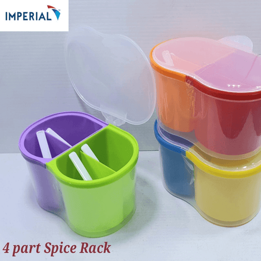 4 compartment spice organizer
