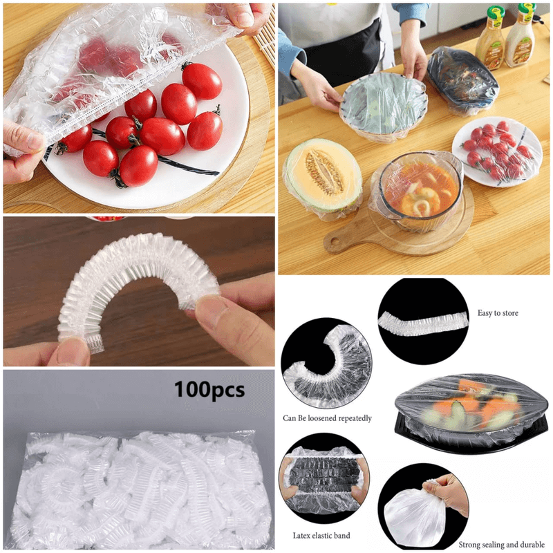 Disposable plastic wrap food grade
