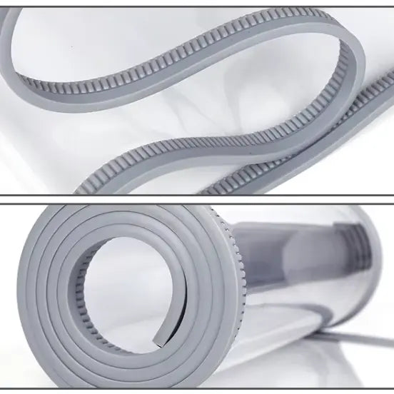 2 PCs AC Cooling Door Curtain, (1 Meter*2 Meter)Air Tight Cooling Proof, Windproof, sound proof, dustproof, Magnetic Self-Adhesive PVC Transparent Soft Curtain