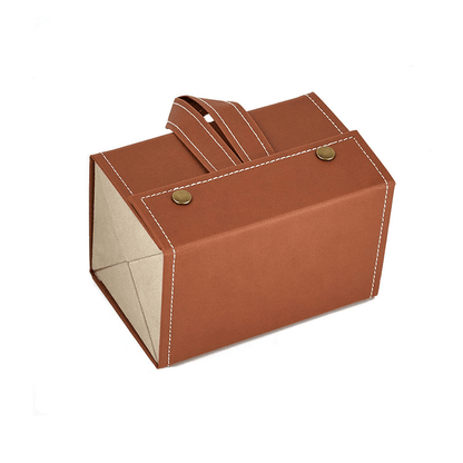 Leather 4 slot sun glasses organizer