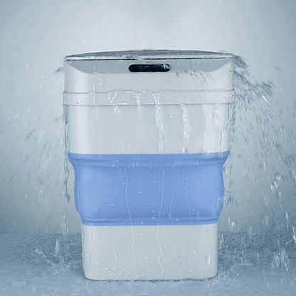 Smart sensor folding trash can dustbin