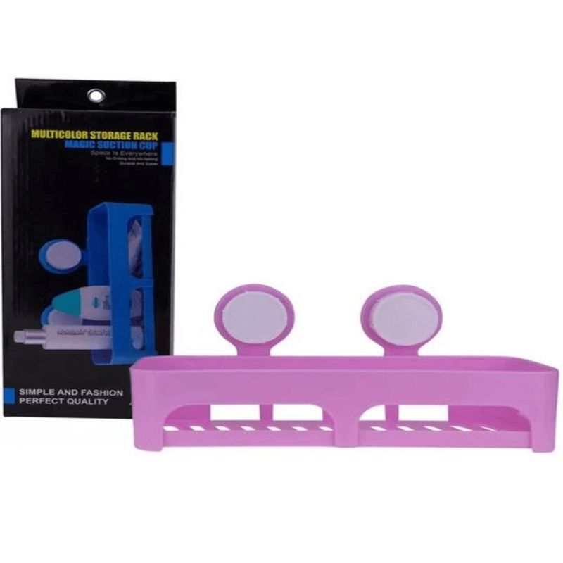 Wall suction cup tray holder kitchen bathroom organizer