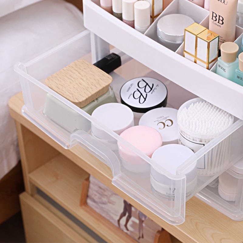Desk Organizer Multi Grid Drawer Type Storage Box