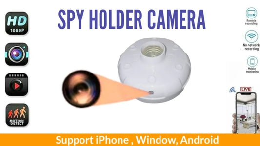 Bulb holder camera socket