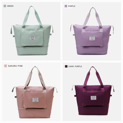 Expandable oxford pillow bag