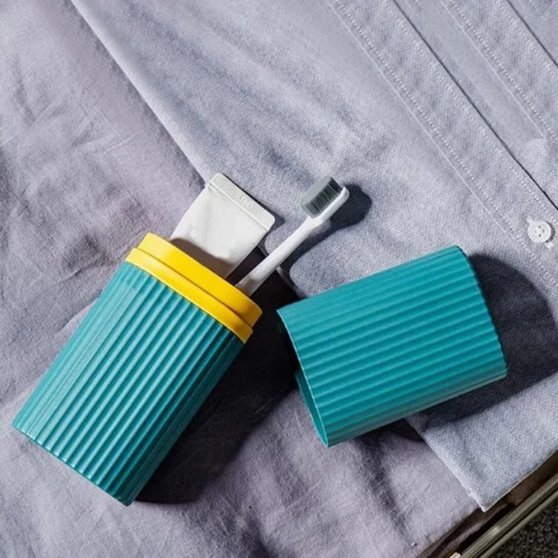 Silicone brush travel case