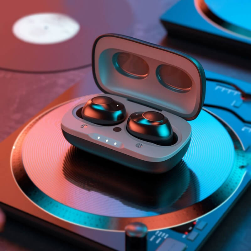 Remax wk tws v21 airdots bluetooth with charging dock