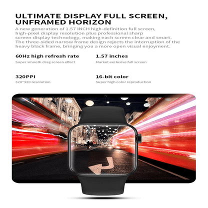 Hw12 smart watch 1.57inch square screen