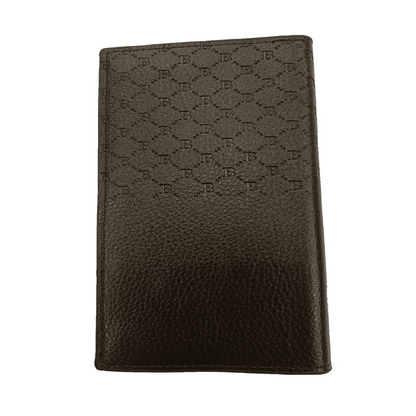 Luxury men utra-thin long wallet woven pattern