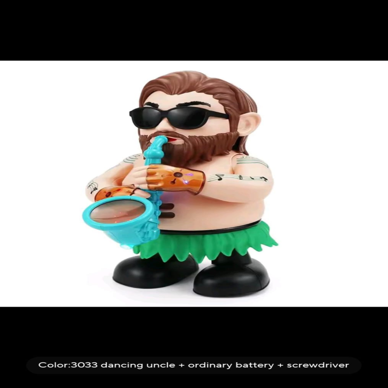 FUNNY DANCING UNCLE WITH LIGHT SOUNDS