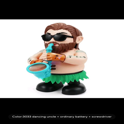 FUNNY DANCING UNCLE WITH LIGHT SOUNDS