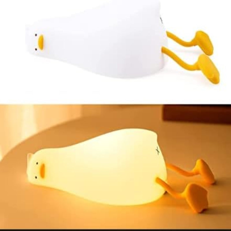 Lying Flat Duck Kids Night Light