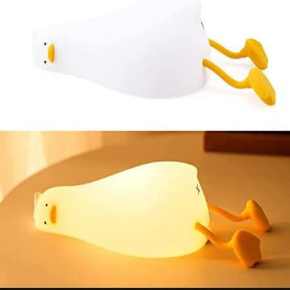 Lying Flat Duck Kids Night Light