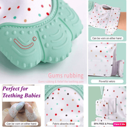 Baby teething glove teether