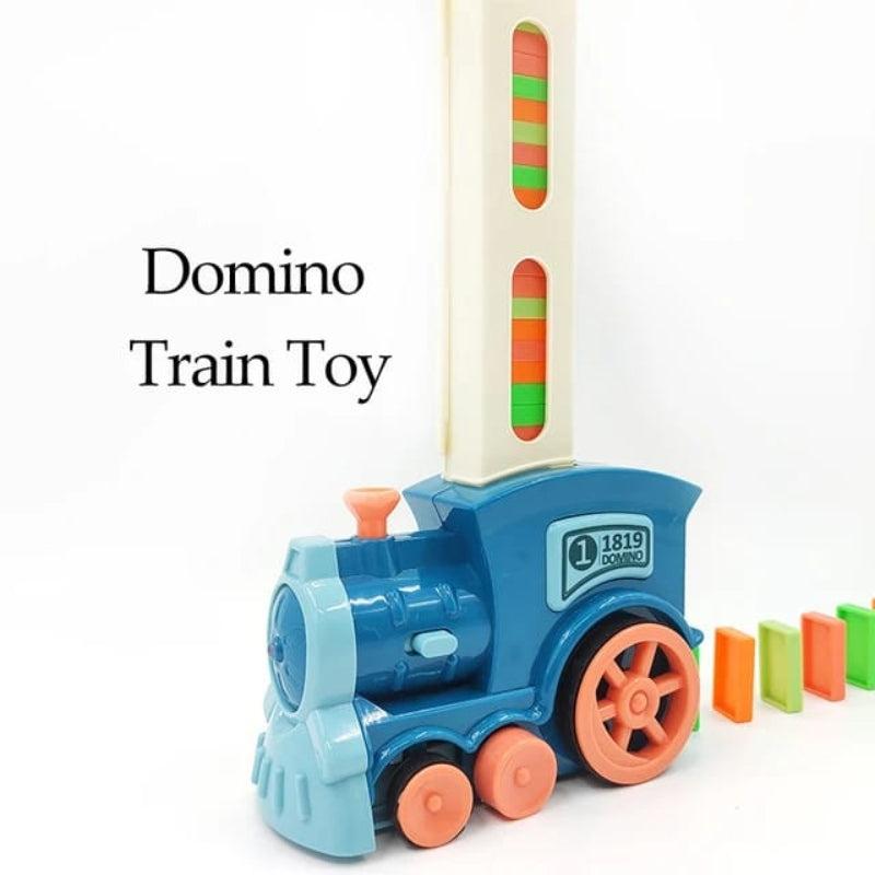 Battery operated dominos train