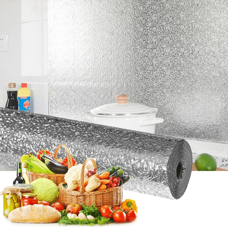 Kitchen oil-proof waterproof aluminum stickers
