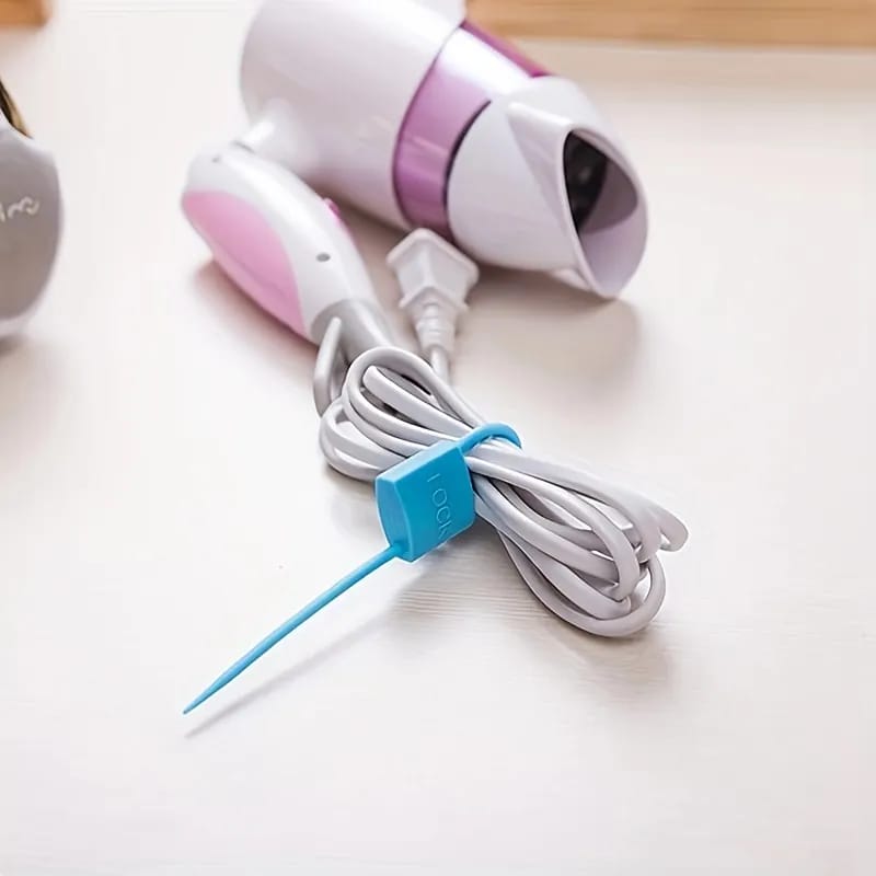 3pcs New Multifunctional Locking Silicone Strap Binding Rope