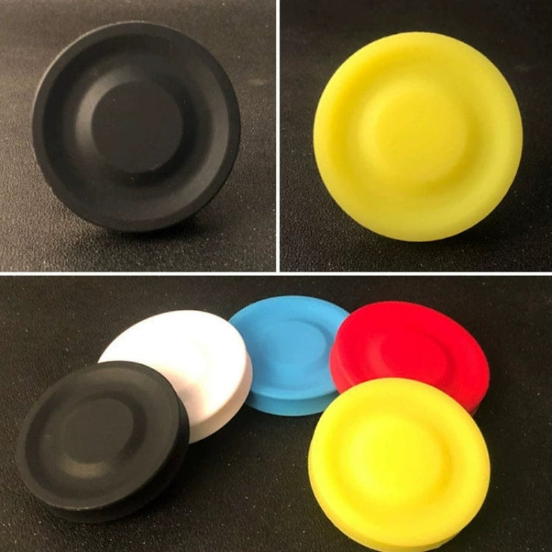 1pc Creative Mini Silicon Frisbee Hand Push