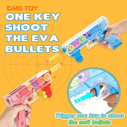 Gear gun light sounds and foam shooting