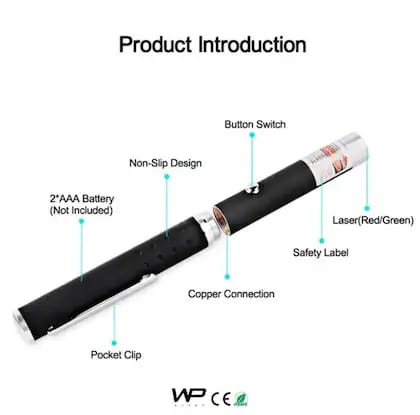 Ultra powerful laser pointer pen