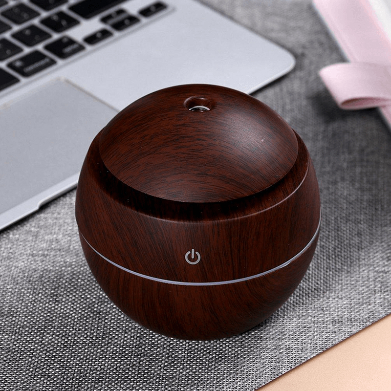 Round wooden humidifier