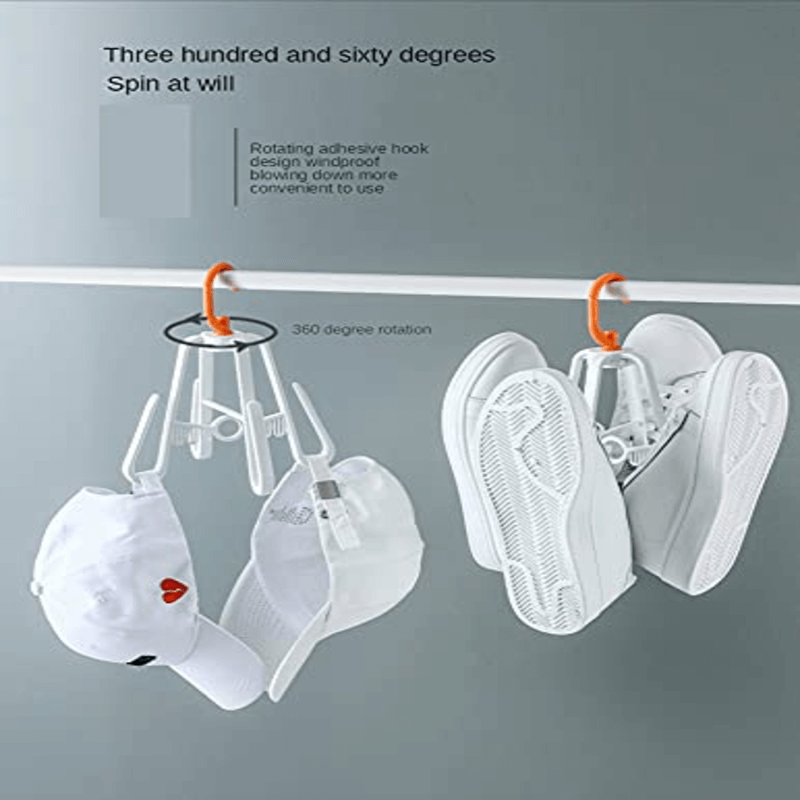 Plastic hanging shoe drying rack hanger