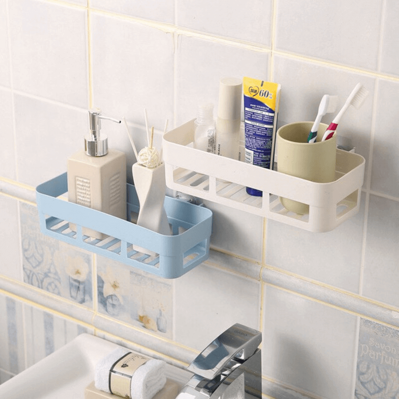 Multipurpose bathroom shelf wall holder storage rack