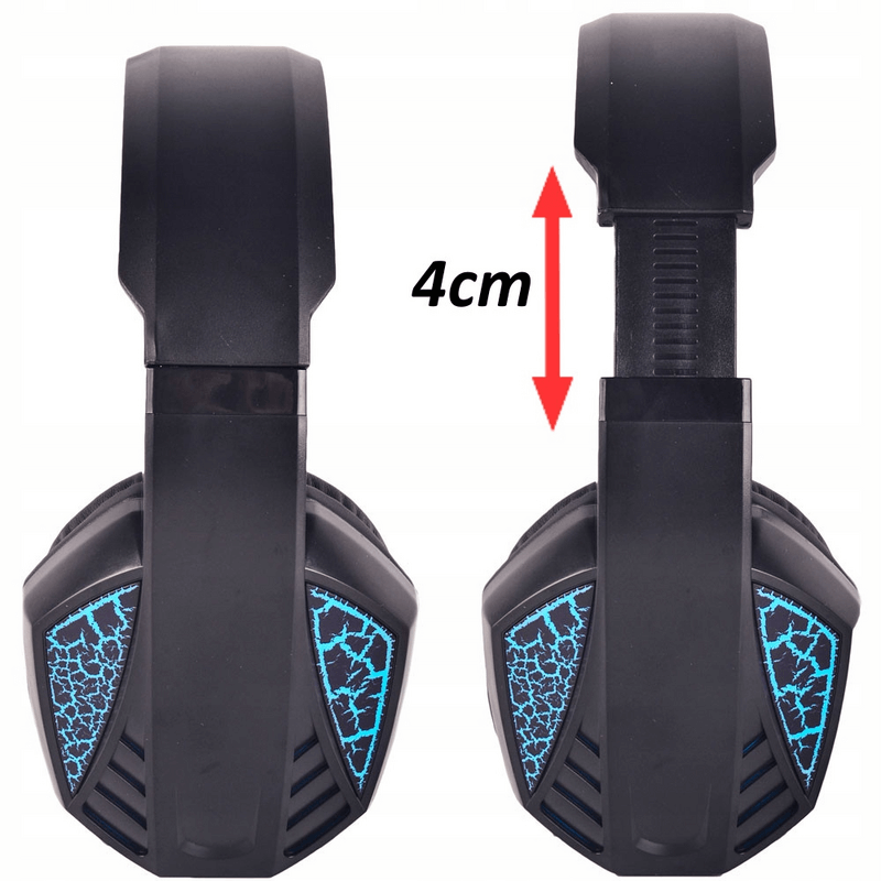 Ps480 classic gaming headset with a led microphone