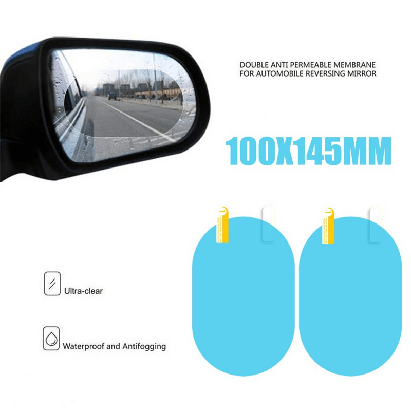 Car anti mist film anti fog rearview mirror protective film