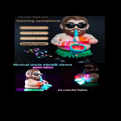 FUNNY DANCING UNCLE WITH LIGHT SOUNDS