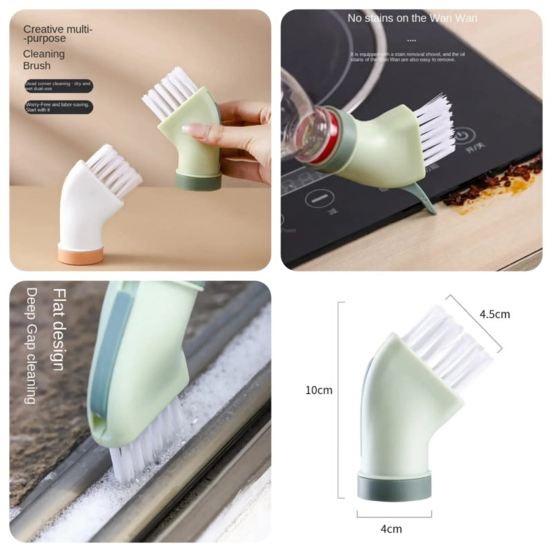 Wet and dry cleaning brush